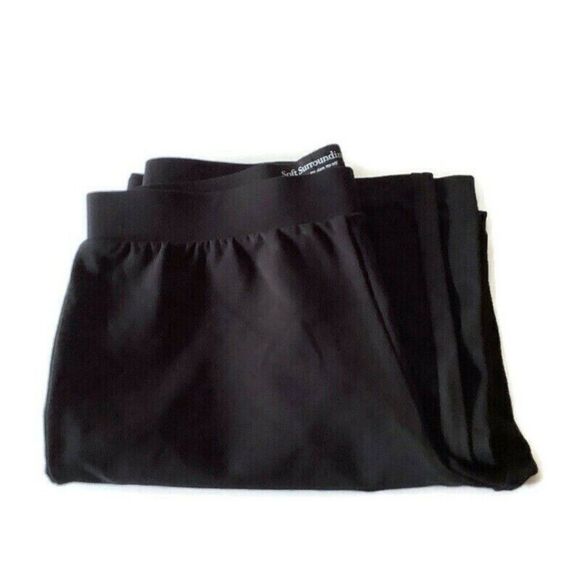 Soft Surroundings Small Petite Black Ponte Knit Pullon Pants Elastic Waistband - Picture 6 of 8